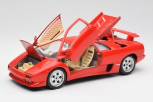 Lamborghini Diablo Roșu Bburago 1:18 3028-M1 Metal - imaginea 2 din 8