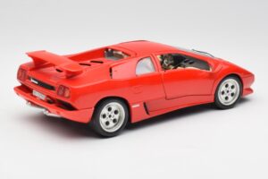 Lamborghini Diablo Roșu Bburago 1:18 3028-M1 Metal - imaginea 3 din 8