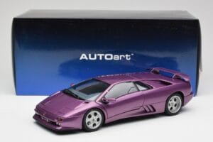 Lamborghini Diablo SE30 Anniversary Edition Violet Metalizat AUTOart 1:18 79158 Metal - imaginea 8 din 8
