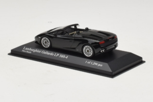Lamborghini Gallardo LP560-4 Spyder Negru Minichamps 1:43 400103830 Metal - imaginea 3 din 5