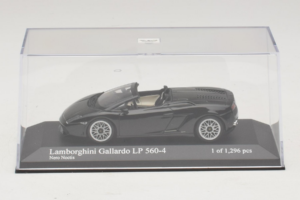 Lamborghini Gallardo LP560-4 Spyder Negru Minichamps 1:43 400103830 Metal - imaginea 4 din 5