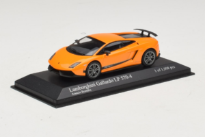 Lamborghini Gallardo LP570-4 Superleggera Portocaliu Metalizat Minichamps 1:43 400103841 Metal - imaginea 2 din 5