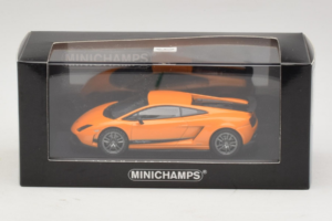 Lamborghini Gallardo LP570-4 Superleggera Portocaliu Metalizat Minichamps 1:43 400103841 Metal - imaginea 5 din 5