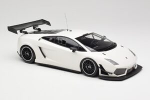 Lamborghini Gallardo LP600+ GT3 Bianco Monocerus Minichamps 1:18 151111102 Metal - imaginea 4 din 6