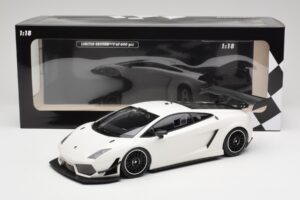 Lamborghini Gallardo LP600+ GT3 Bianco Monocerus Minichamps 1:18 151111102 Metal - imaginea 6 din 6