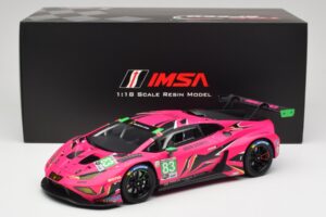 Lamborghini Huracan GT3 EVO2 #83 R. Frey / M. Gatting / S. Bovy Iron Dames 24 Hours of Daytona 2023 TopSpeed 1:18 TS0532 Meta - imaginea 6 din 6
