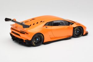 Lamborghini Huracan LP620-2 Super Trofeo Arancio Borealis Pearl Effect Portocaliu AUTOart 1:18 81558 Metal - imaginea 3 din 8