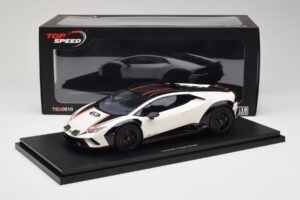 Lamborghini Huracan Sterrato No. 63 Alb TopSpeed 1:18 TS0610 Rășină - imaginea 6 din 6