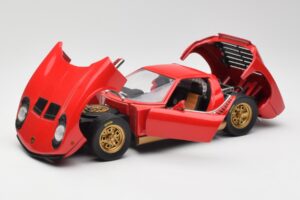 Lamborghini Miura Roșu Anson 1:18 30302 Metal - imaginea 2 din 8