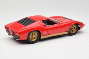 Lamborghini Miura Roșu Anson 1:18 30302 Metal - imaginea 3 din 8