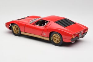 Lamborghini Miura Roșu Anson 1:18 30302 Metal - imaginea 7 din 8