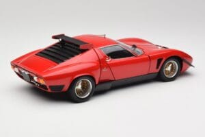 Lamborghini Miura SVR Roșu & Negru Kyosho 1:18 08319R Metal - imaginea 3 din 8