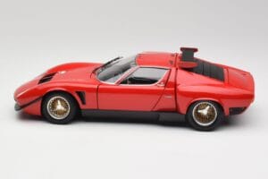 Lamborghini Miura SVR Roșu & Negru Kyosho 1:18 08319R Metal - imaginea 4 din 8