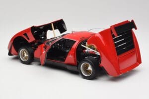 Lamborghini Miura SVR Roșu & Negru Kyosho 1:18 08319R Metal - imaginea 5 din 8