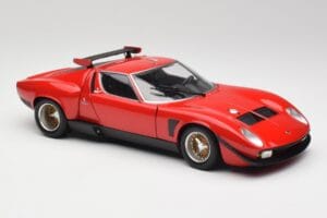 Lamborghini Miura SVR Roșu & Negru Kyosho 1:18 08319R Metal - imaginea 6 din 8