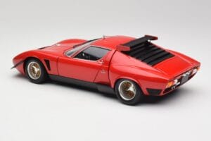 Lamborghini Miura SVR Roșu & Negru Kyosho 1:18 08319R Metal - imaginea 7 din 8