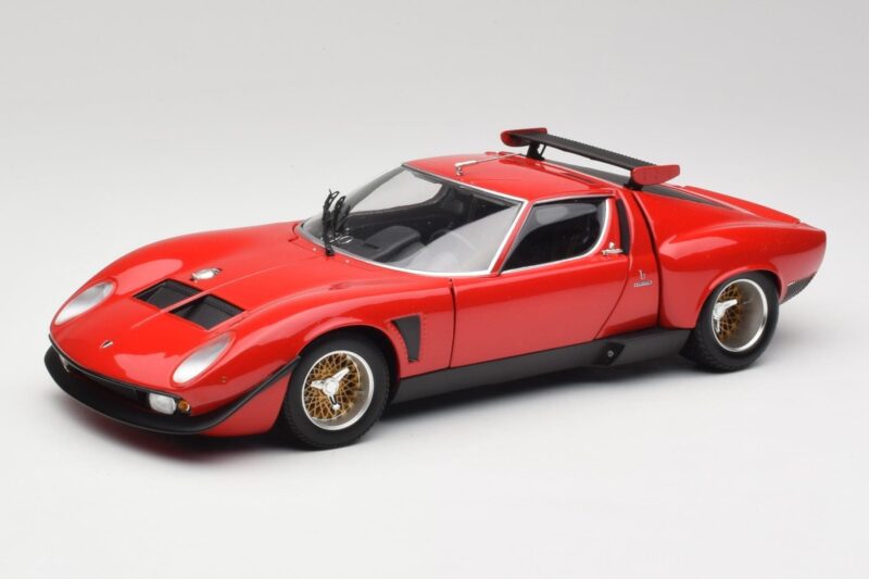 Lamborghini Miura SVR Roșu & Negru Kyosho 1:18 08319R Metal