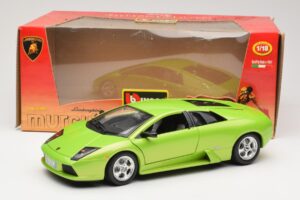 Lamborghini Murcielago Verde Bburago 1:18 3316-M1 Metal - imaginea 8 din 8