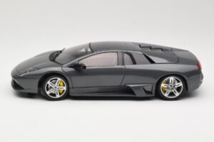 Lamborghini Murcielago LP640 Gri Norev 1:18 187949 Metal - imaginea 4 din 8