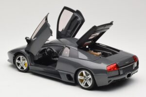 Lamborghini Murcielago LP640 Gri Norev 1:18 187949 Metal - imaginea 5 din 8