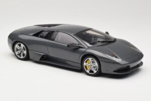 Lamborghini Murcielago LP640 Gri Norev 1:18 187949 Metal - imaginea 6 din 8