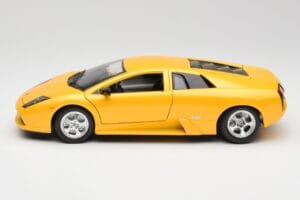 Lamborghini Murcielago LP640 Galben Bburago 1:18 23124646-M1 Metal - imaginea 4 din 8