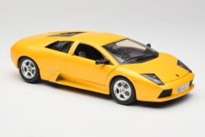 Lamborghini Murcielago LP640 Galben Bburago 1:18 23124646-M1 Metal - imaginea 6 din 8