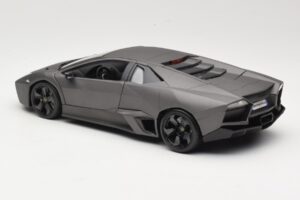 Lamborghini Reventon Matte Grey Bburago 1:18 18-11029 Metal - imaginea 7 din 8