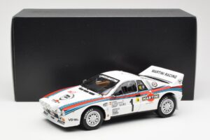 Lancia 037 Martini #1 W. Rohrl / C. Geistdorfer Winner Rally Monte Carlo 1983 Versiune de Noapte Kyosho 1:18 08306A Metal - imaginea 8 din 8