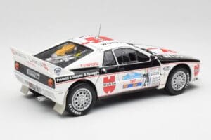 Lancia 037 #1 G. Cunico / E. Bartolich Targa Florio Winner 1983 Kyosho 1:18 08302H Metal - imaginea 3 din 8