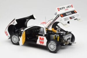 Lancia 037 #1 G. Cunico / E. Bartolich Targa Florio Winner 1983 Kyosho 1:18 08302H Metal - imaginea 5 din 8
