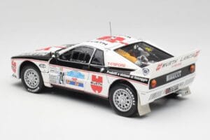 Lancia 037 #1 G. Cunico / E. Bartolich Targa Florio Winner 1983 Kyosho 1:18 08302H Metal - imaginea 7 din 8