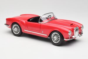 Lancia Aurelia B24 Spider Roșu Bburago 1:18 3010 Metal - imaginea 6 din 8