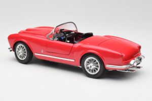 Lancia Aurelia B24 Spider Roșu Bburago 1:18 3010 Metal - imaginea 7 din 8