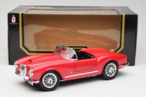 Lancia Aurelia B24 Spider Roșu Bburago 1:18 3010 Metal - imaginea 8 din 8