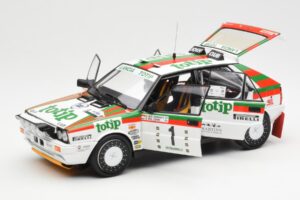 Lancia Delta HF 4WD #1 D. Cerrato Totip Rally Targa Florio 1987 Kyosho 1:18 08960C Metal - imaginea 2 din 8