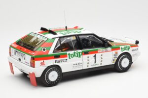 Lancia Delta HF 4WD #1 D. Cerrato Totip Rally Targa Florio 1987 Kyosho 1:18 08960C Metal - imaginea 3 din 8