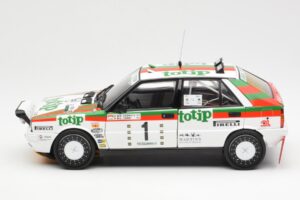 Lancia Delta HF 4WD #1 D. Cerrato Totip Rally Targa Florio 1987 Kyosho 1:18 08960C Metal - imaginea 4 din 8