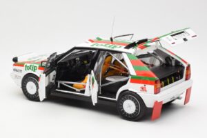 Lancia Delta HF 4WD #1 D. Cerrato Totip Rally Targa Florio 1987 Kyosho 1:18 08960C Metal - imaginea 5 din 8