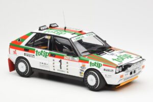 Lancia Delta HF 4WD #1 D. Cerrato Totip Rally Targa Florio 1987 Kyosho 1:18 08960C Metal - imaginea 6 din 8