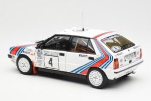Lancia Delta HF 4WD #4 M. Alen / I. Kivimaki Martini Rally 1000 Lakes 1987 Kyosho 1:18 08960B Metal - imaginea 7 din 8