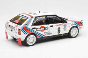 Lancia Delta HF 4WD #6 M. Biasion / T. Siviero Martini Rally Monte Carlo 1987 Kyosho 1:18 08960A Metal - imaginea 3 din 8
