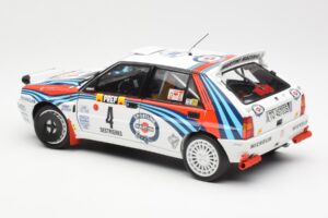 Lancia Delta HF Integrale Evo Martini #4 D. Auriol / B. Occelli Winner Rally Monte Carlo 1992 Kyosho 1:18 08348A Metal - imaginea 7 din 8