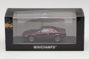 Lancia Stratos Roșu Bordeaux Minichamps 1:43 LANCIA001 Metal - imaginea 4 din 4