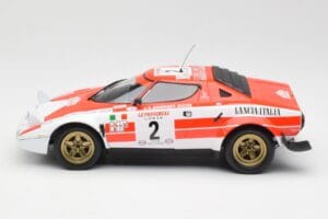 Lancia Stratos HF #2 J-B. Andruet / Biche Winners Tour de Corse 1974 Minichamps 1:18 155741702 Metal - imaginea 3 din 6