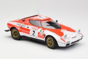 Lancia Stratos HF #2 J-B. Andruet / Biche Winners Tour de Corse 1974 Minichamps 1:18 155741702 Metal - imaginea 4 din 6