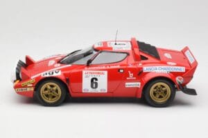 Lancia Stratos HF #6 B. Darniche / A. Mahé Winners Tour de France Automobile 1975 Minichamps 1:18 155751706 Metal - imaginea 3 din 6