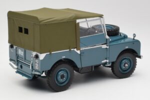 Land Rover 88 Series I Albastru Deschis Minichamps 1:18 150168907 Metal - imaginea 3 din 8