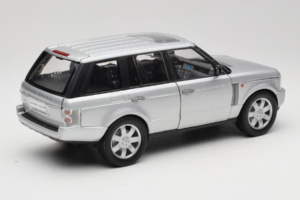 Land Rover Range Rover L322 Argintiu Welly 1:18 12536W Metal - imaginea 3 din 8