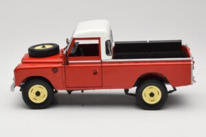 Land Rover Series I 109 Pickup Roșu Eagle Collectibles 1:18 440500 Metal - imaginea 4 din 8